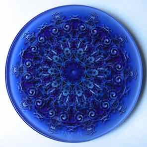 4 INCH
ROUND GLASS COASTER
INDIGO 1